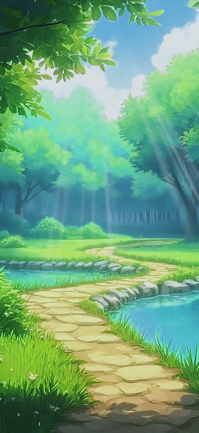 绿色护眼森林氧吧