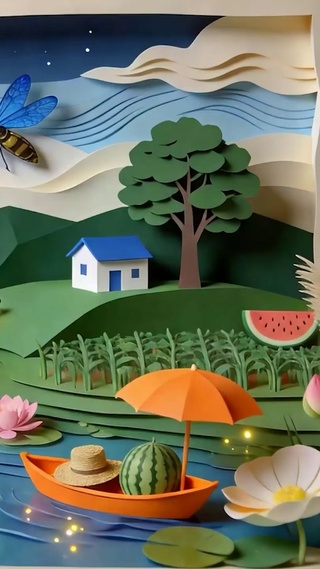 护眼小清新河流