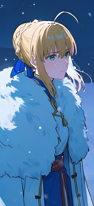 雪地少女