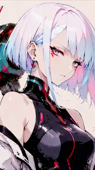 赛博朋克露西机甲美少女