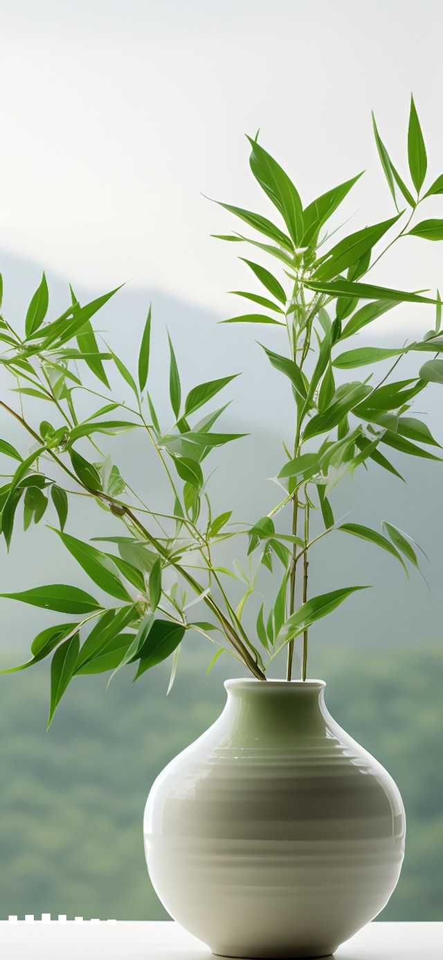 禅意窗台插花