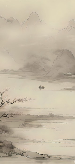 古风山水画