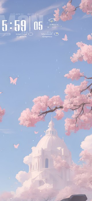 浪漫粉色樱花