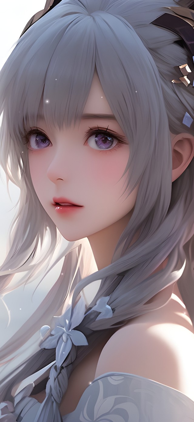 4K清纯古风动漫少女