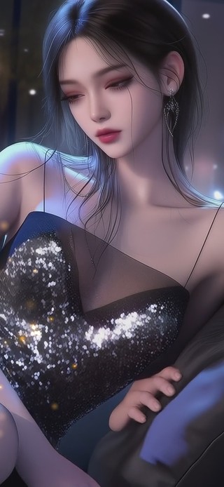 秋波流慧，粉面含春