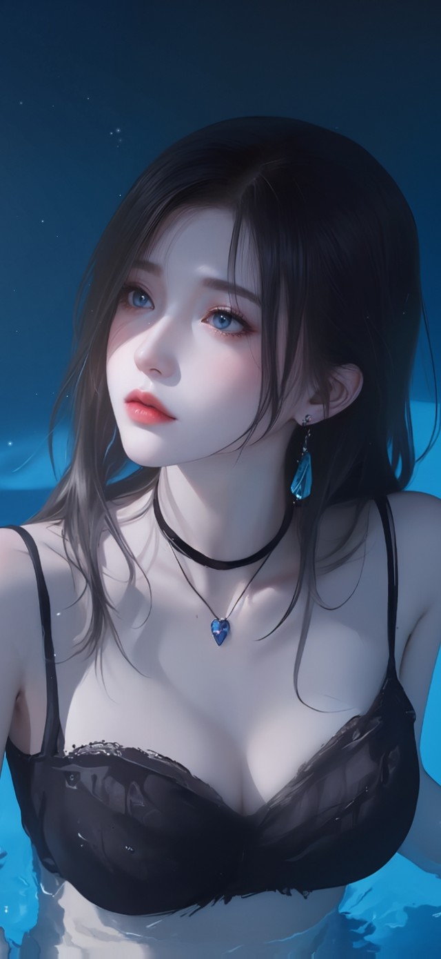 纯欲系水中少女