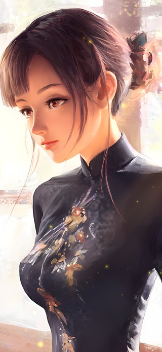 清纯旗袍少女