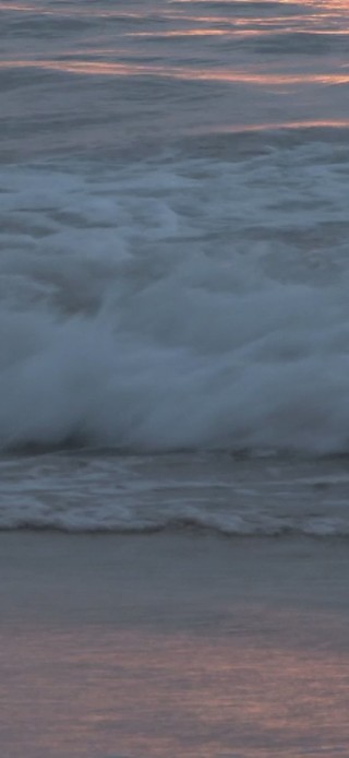 落日海滩