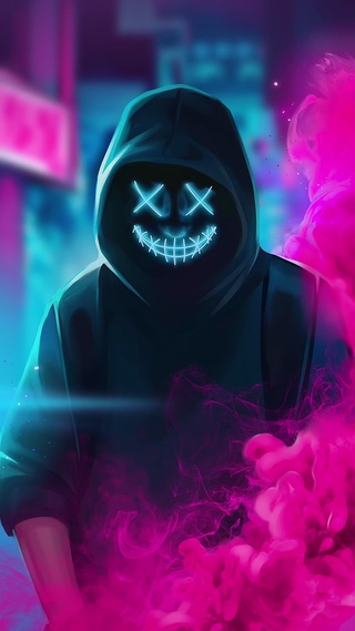 赛博朋克黑衣人