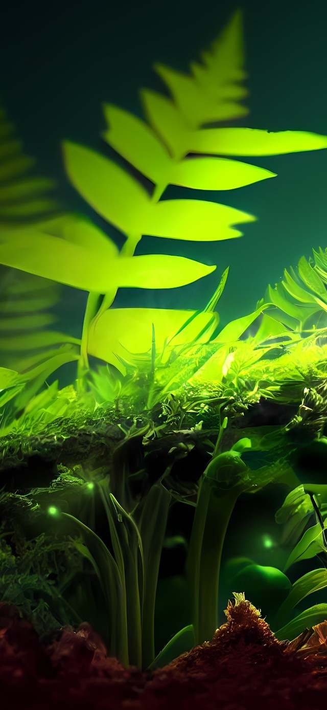 唯美护眼绿色小草