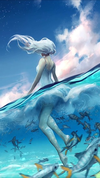 水中少女