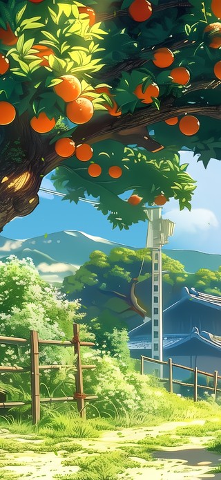 家乡橘子树