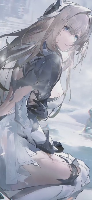 冰雪中的修女