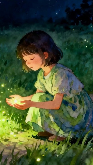 夜景女孩