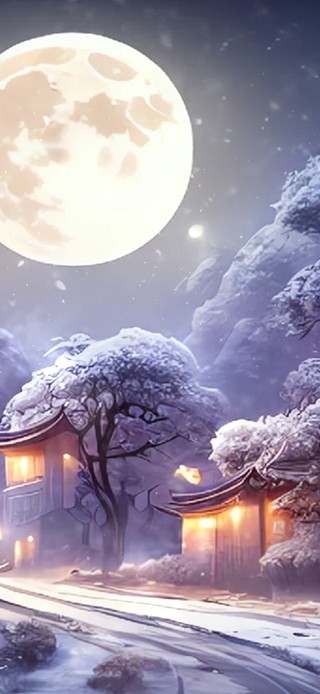 故乡雪夜