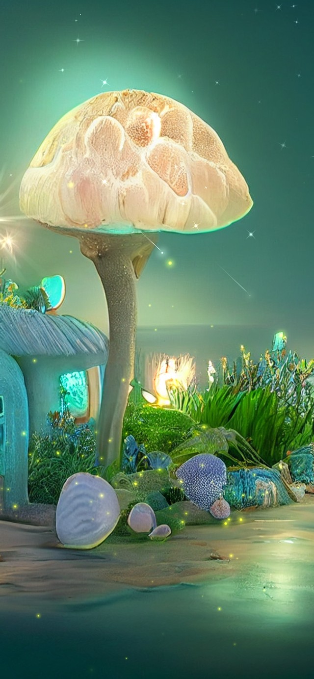 4k唯美海边小屋