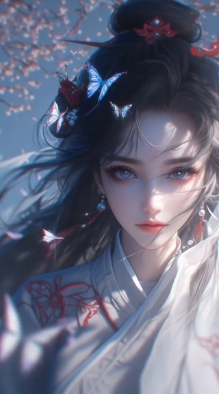 清新的国风动漫美女