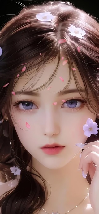 治愈长发阳光女孩