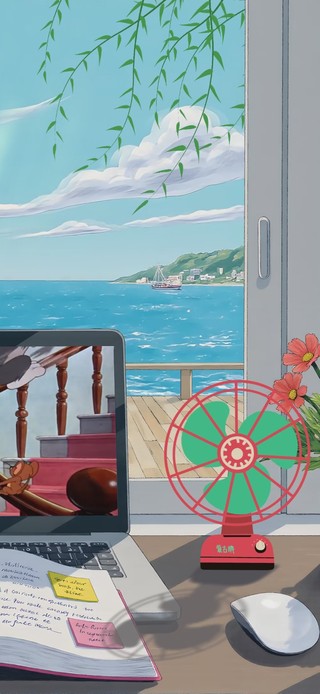 海边治愈系窗景