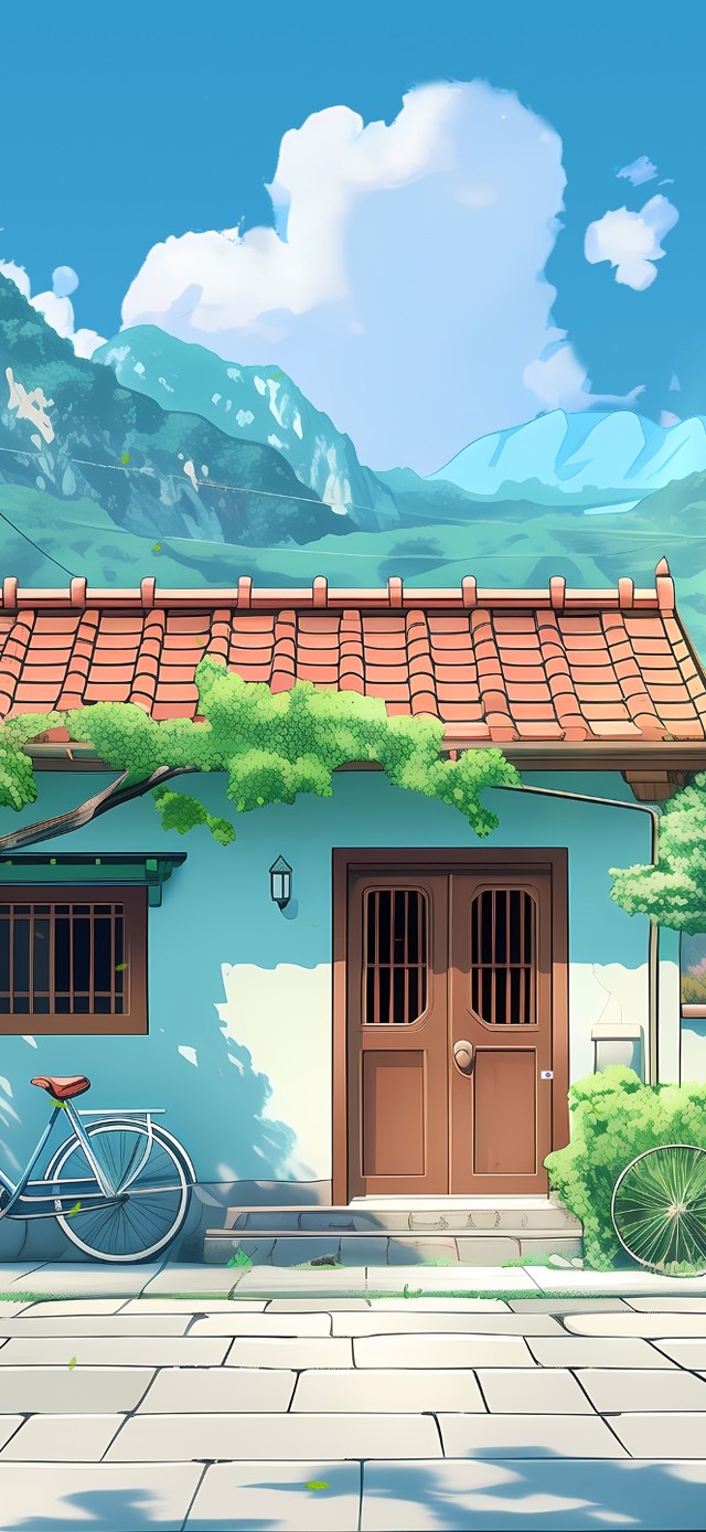 小院前的小树