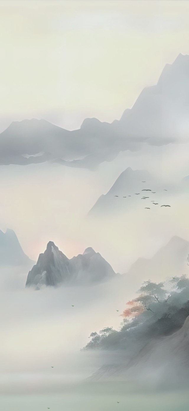 国风水墨山水