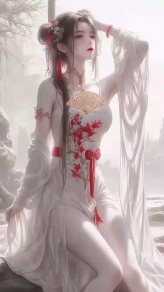 古风性感长腿美女