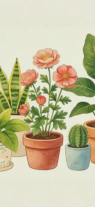 清新花
