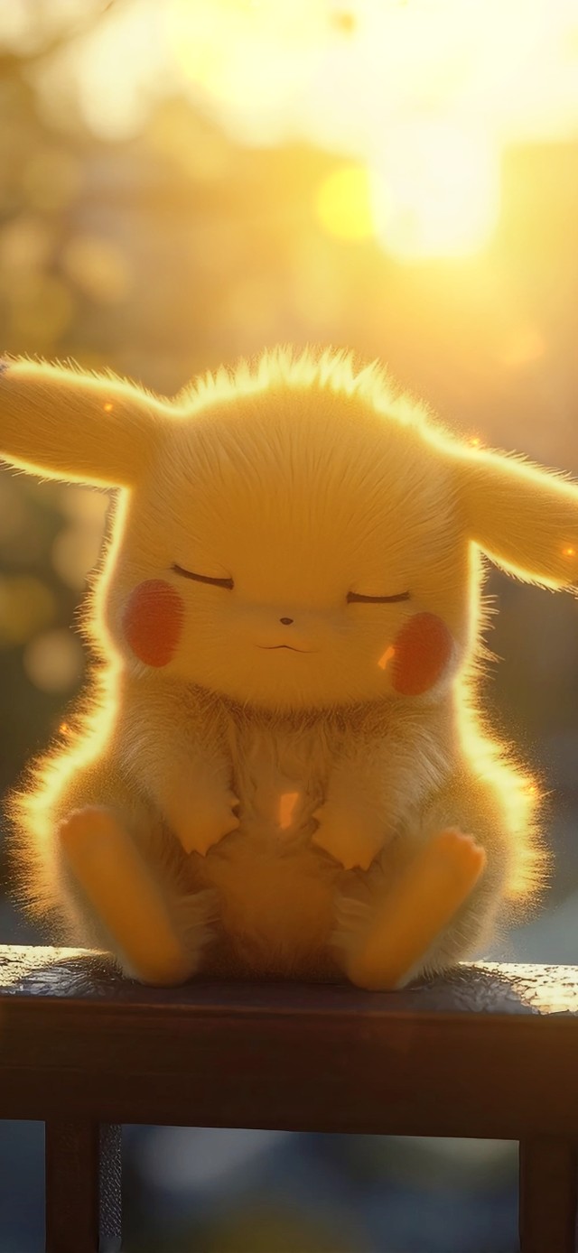 4K皮卡丘的冬日午后慵懒时光