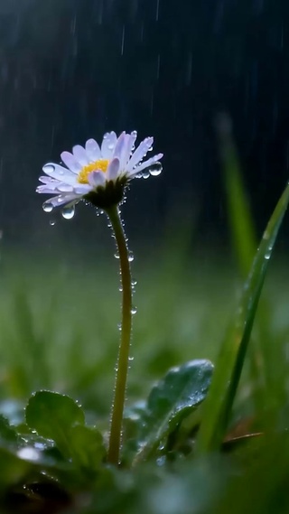 雨天花草