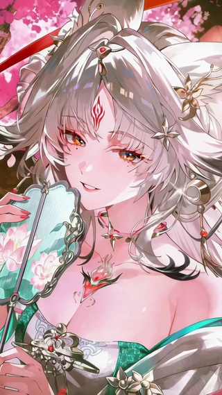 鸣潮心月狐 × 锁暝月下樱庭 