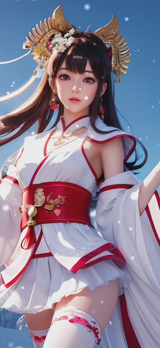 文艺清纯美少女