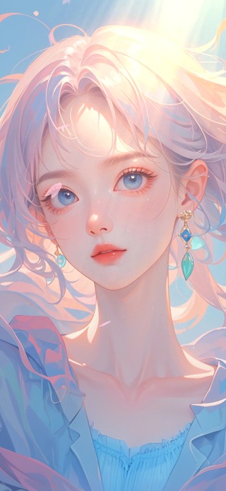 4K 甜美清新女孩