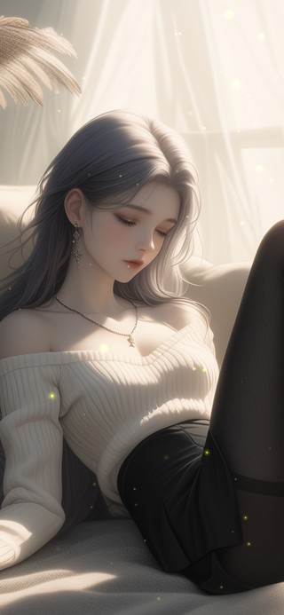 白皙光滑，仿佛是大自然的馈赠