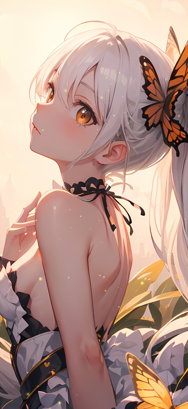 4k唯美蝴蝶女神