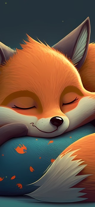 可爱治愈小狐狸