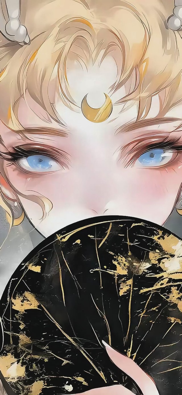 水墨风美少女战士