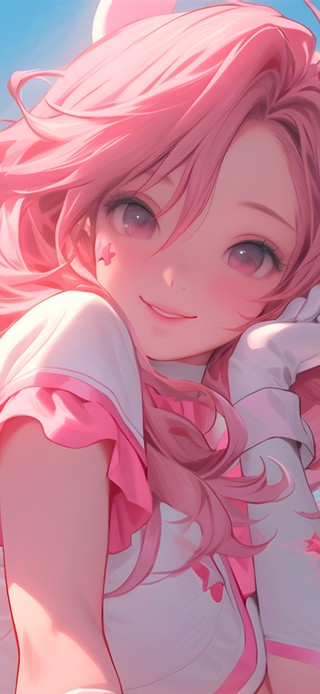 甜美天空女孩