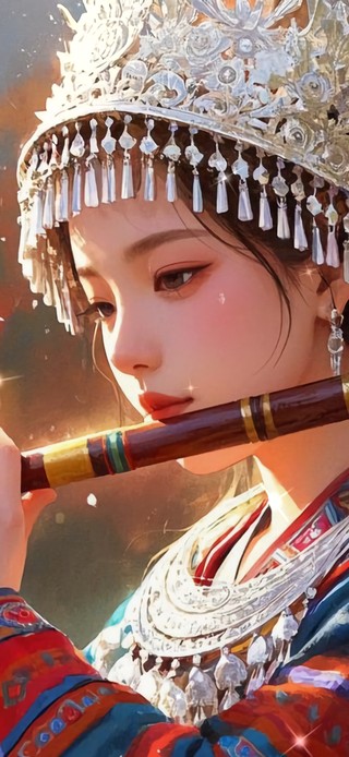 4K 苗族姑娘
