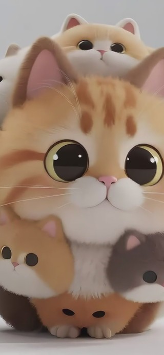 可爱猫猫球