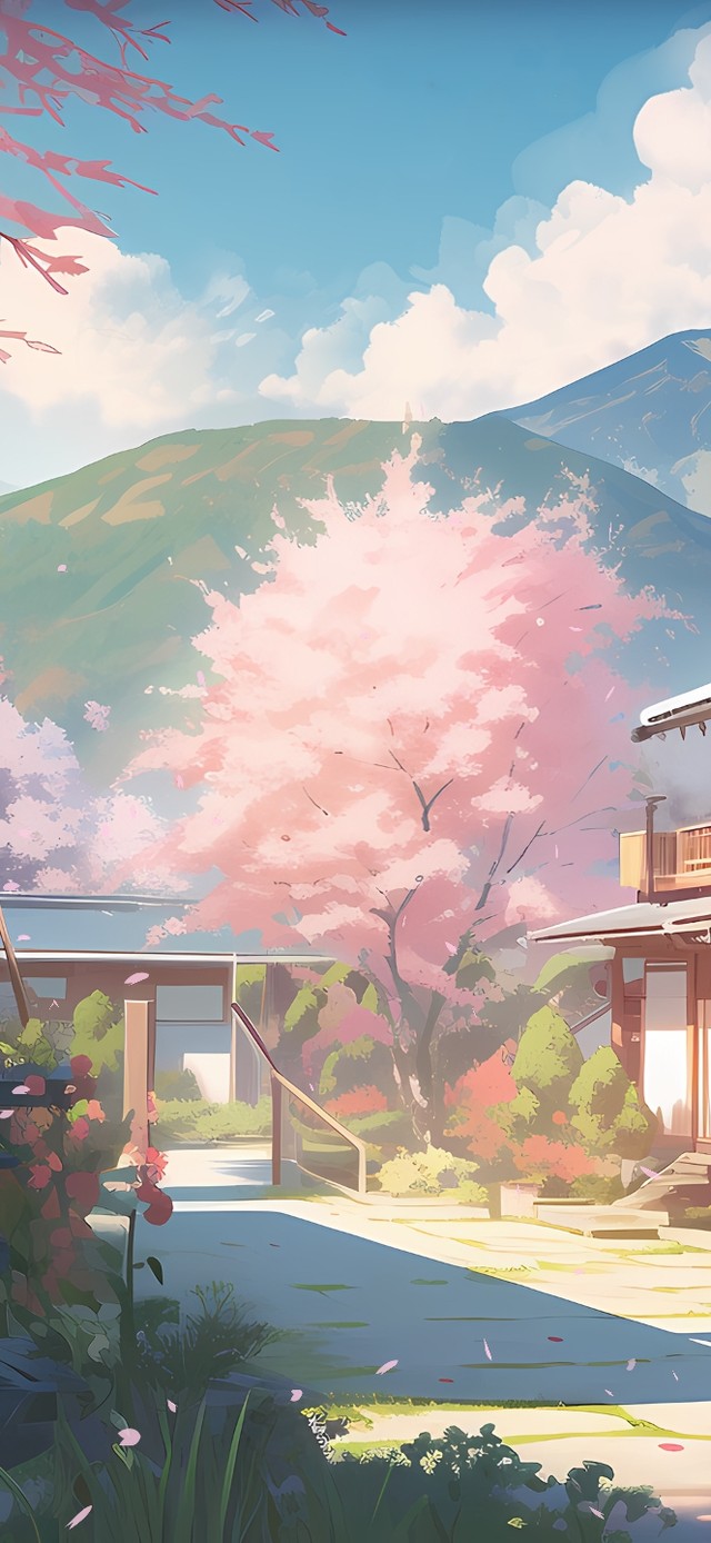 樱花庭院