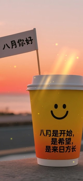 夕阳 八月你好