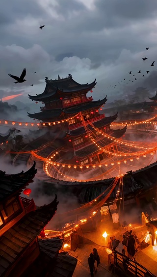 灯影·古楼