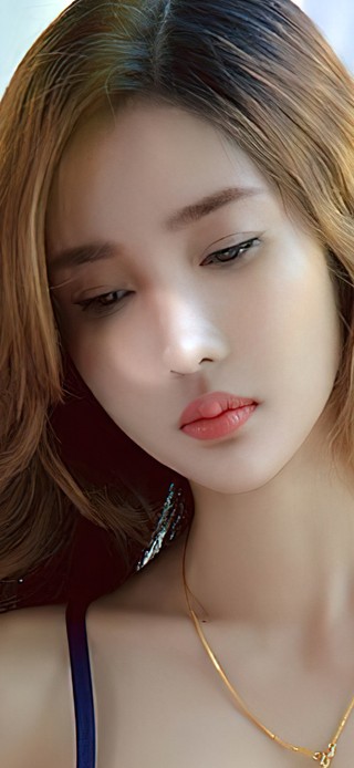 清纯性感长发美女