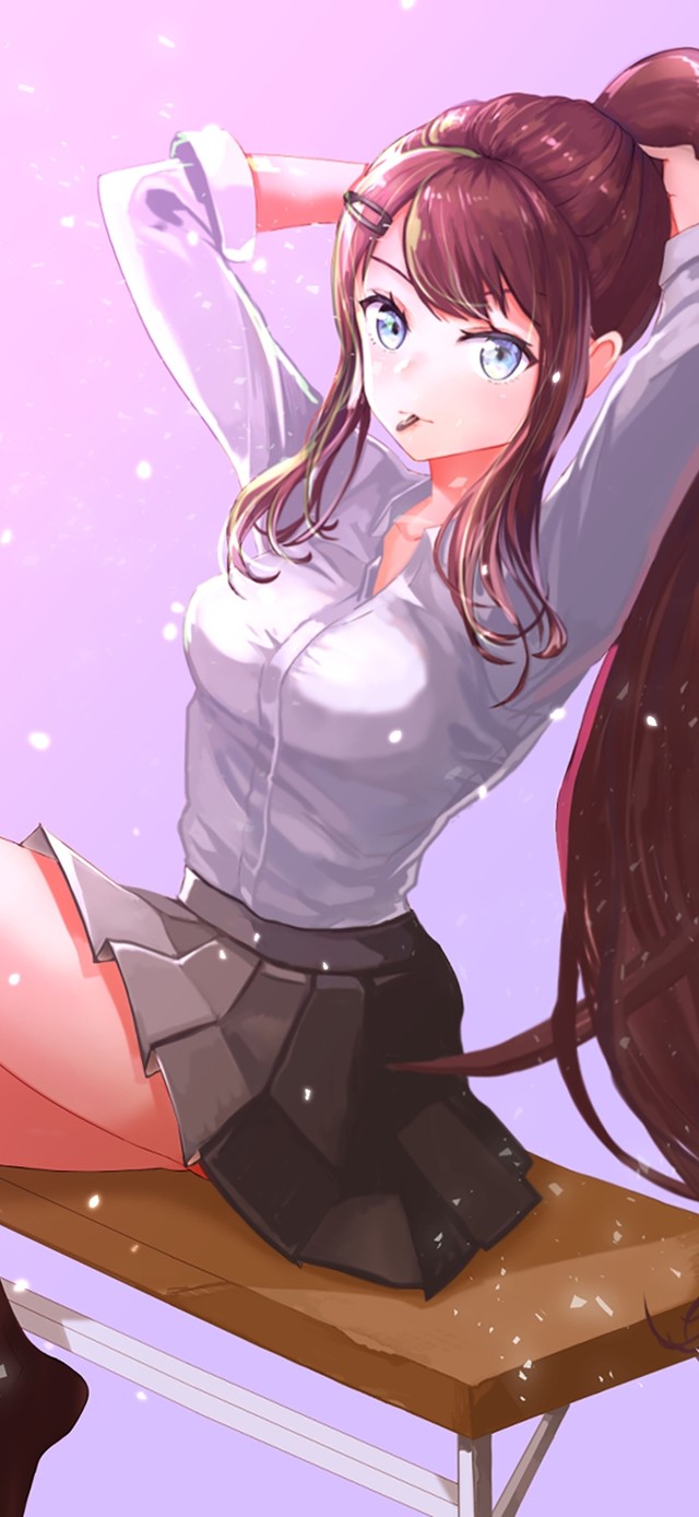 唯美清纯长腿美女