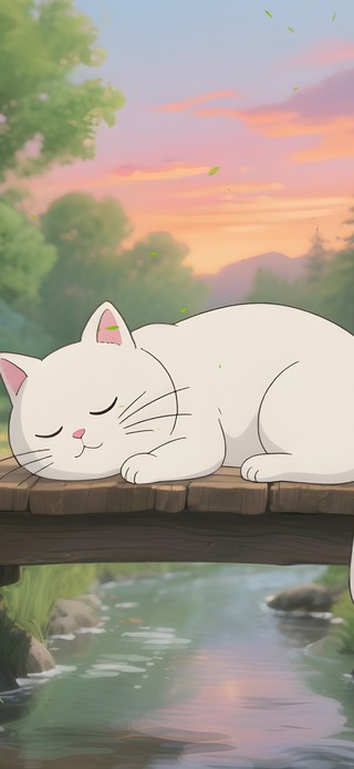 午睡的猫咪