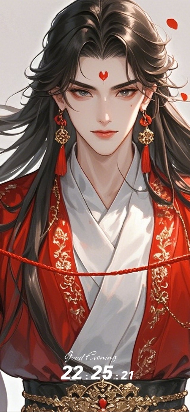 古风红衣帅哥