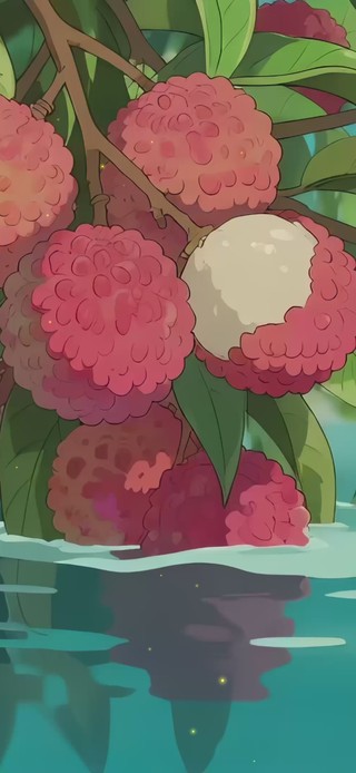 小清新荔枝桌面