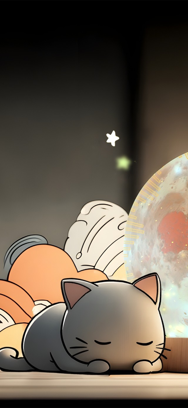 星河入喵梦（月球音频频谱）