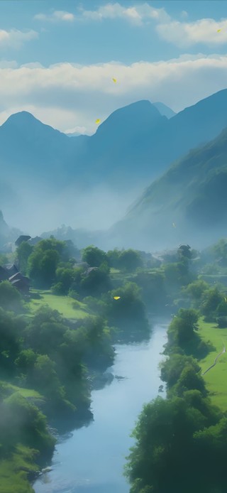护眼山川