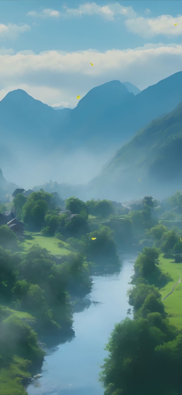 护眼山川
